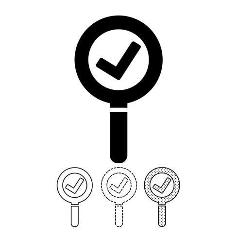 Search icon sign vector
