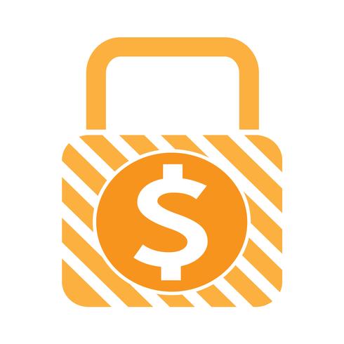 Icono de signo de dólar de dinero vector