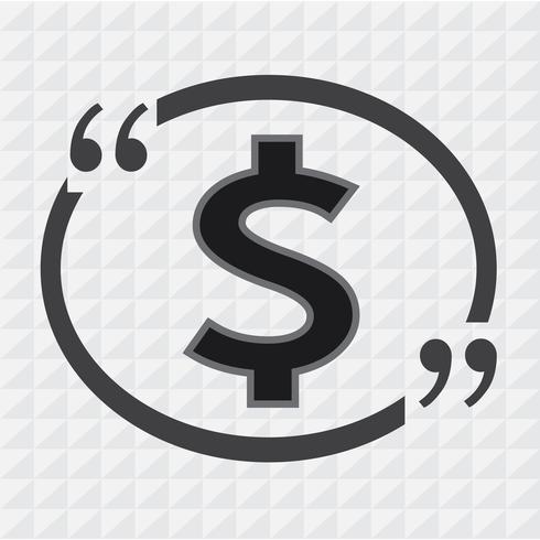 Dollar sign money icon vector