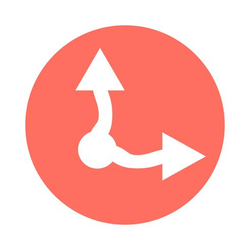 simple arrow sign icon vector