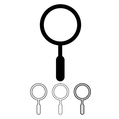 Search icon sign vector