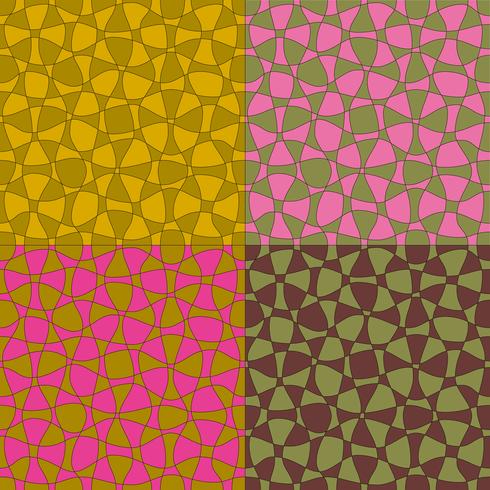 dos tonos mod vector patrones abstractos