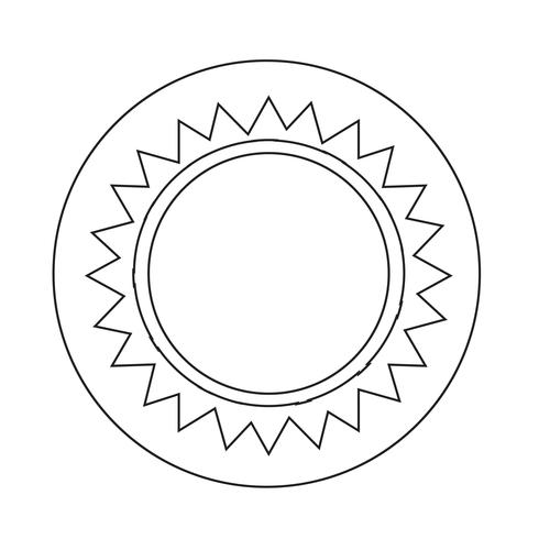 Sun Icon vector