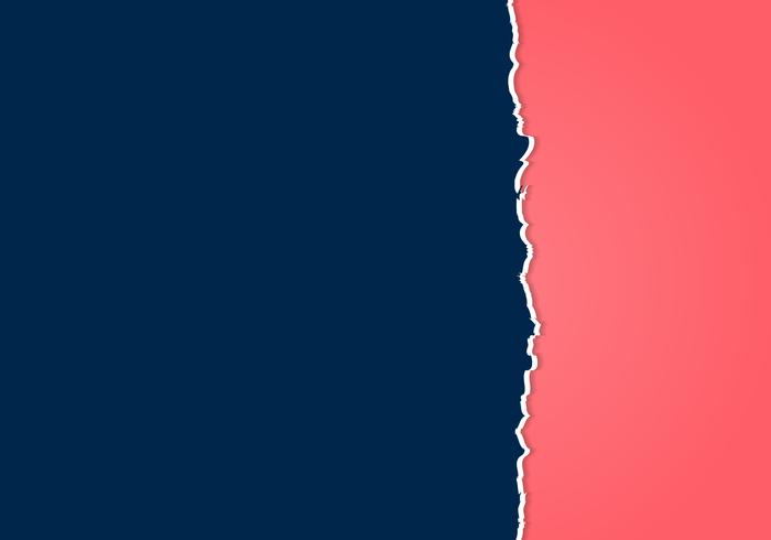 Abstract ripped dark blue and pink paper ragged edge with space for text. vector