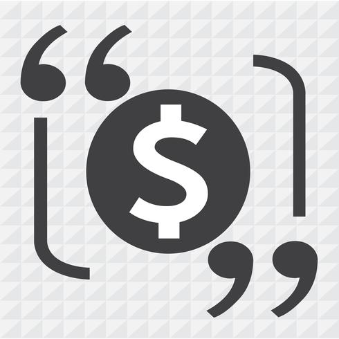 Dollar sign money icon vector