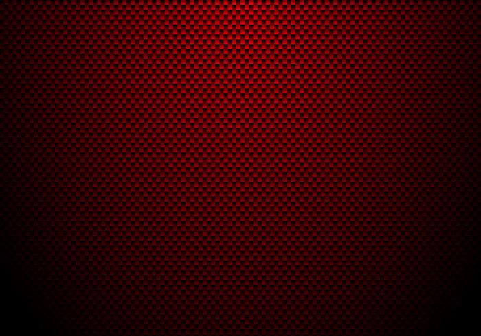 Red carbon fiber background and texture with lighting. Material wallpaper for car tuning or service. vector