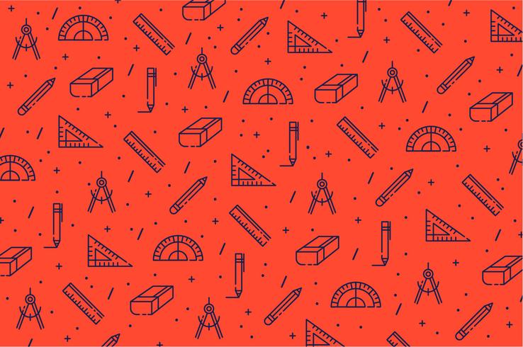 Architecture tools icon pattern background vector