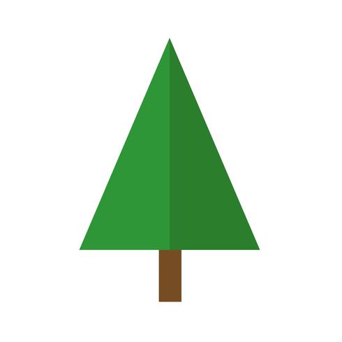 Christmas tree icon vector