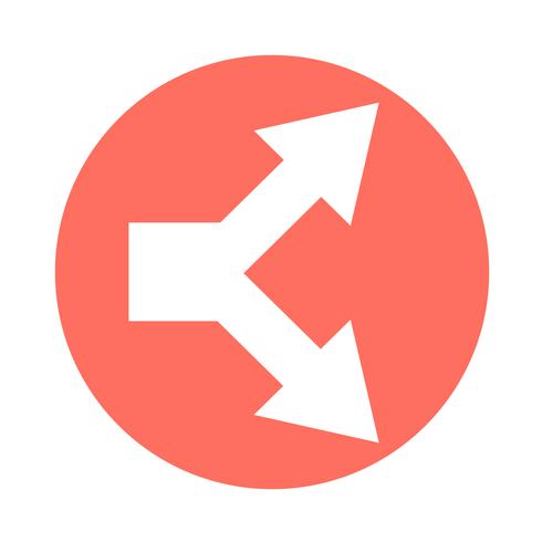 simple arrow sign icon vector