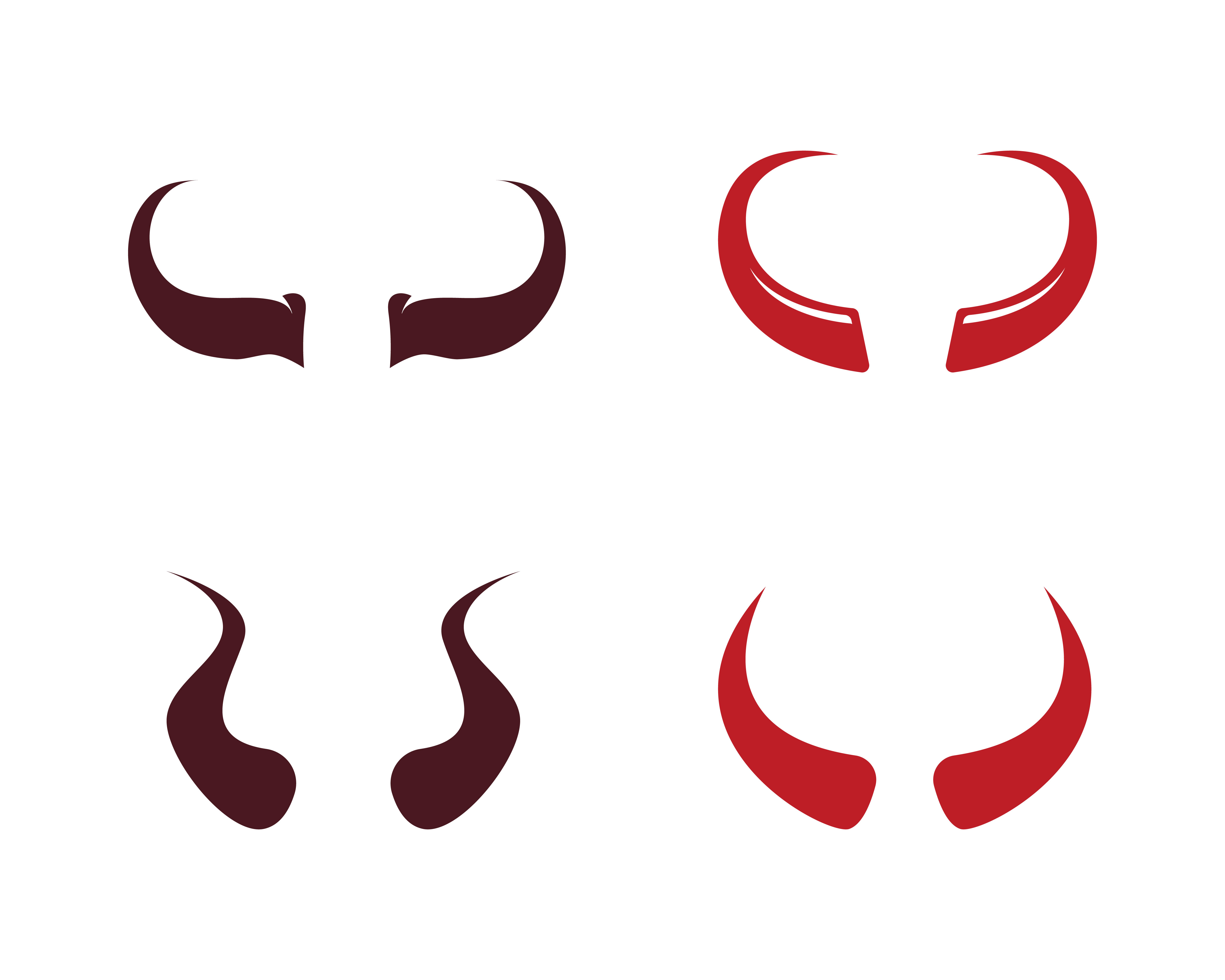 Cow Horn Vector Art, and Graphics for Free Download