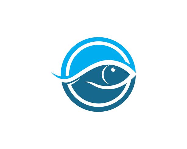 Fish logo template