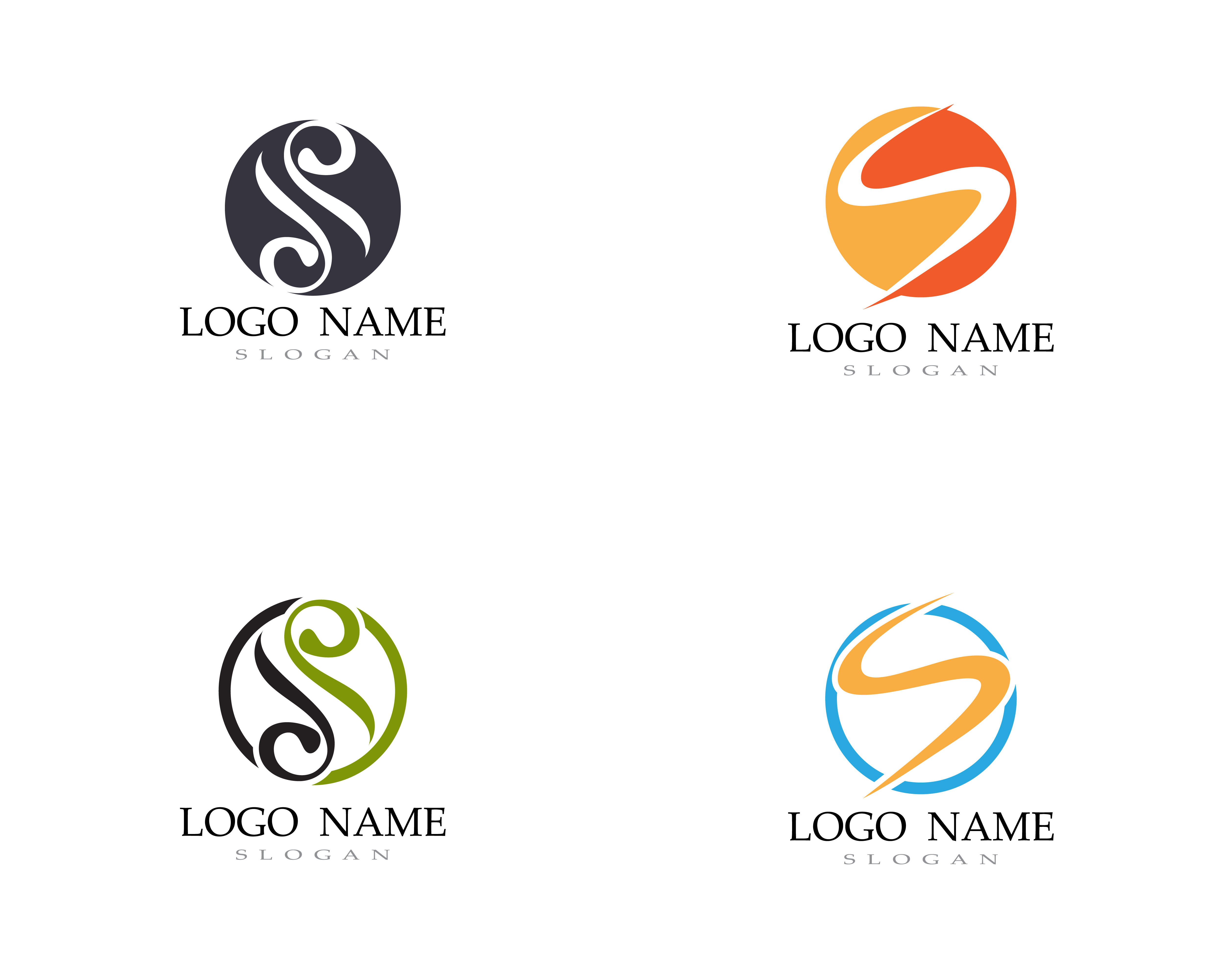 Download S logo vector line template font 565823 - Download Free ...