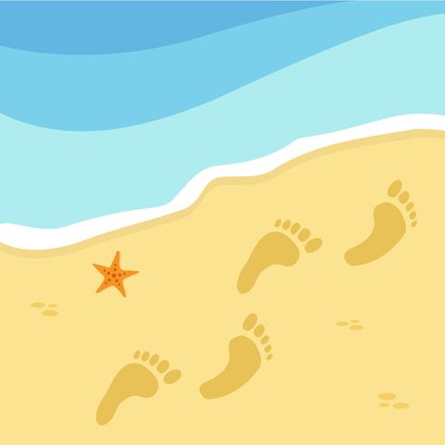 Summer time and beach vector