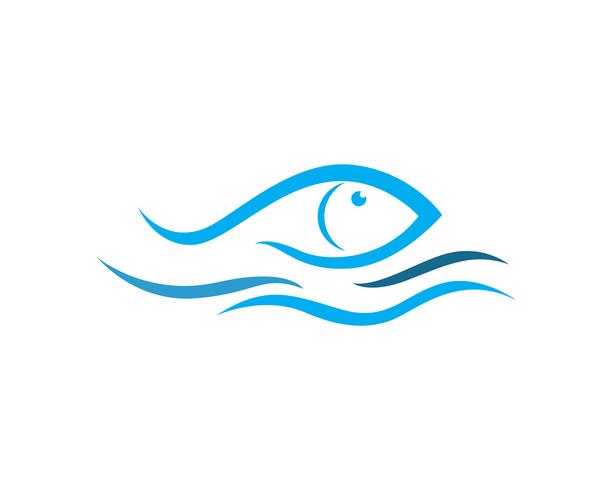 Fish logo template