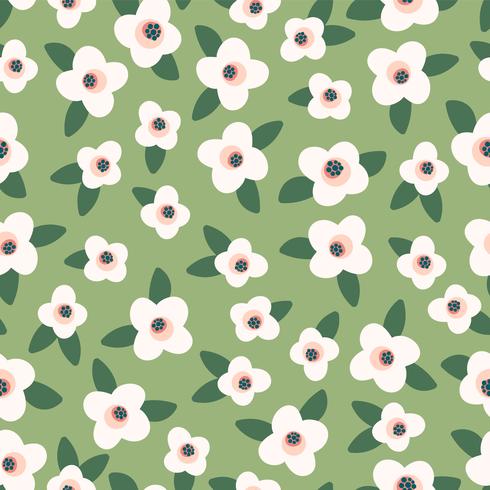 Floral seamless pattern. Vector design for paper, cover, fabric, interior decor