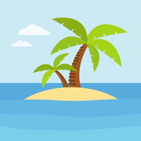 Summer time and beach vector