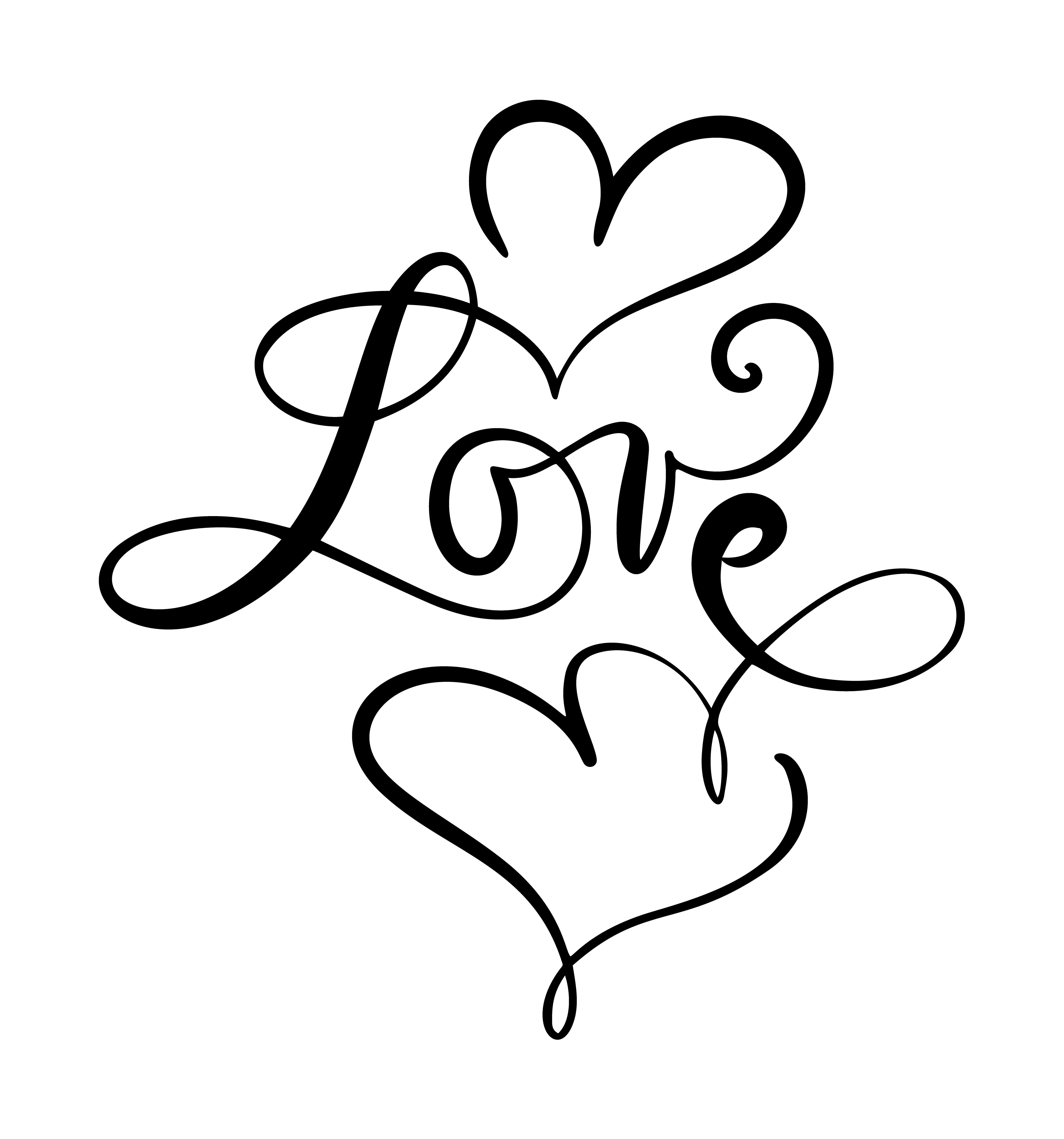 Download Love Horror Svg Black And White - Layered SVG Cut File
