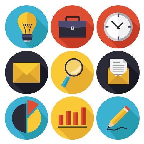 Business and Office icons set