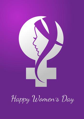 8 March International Women's Day design vector