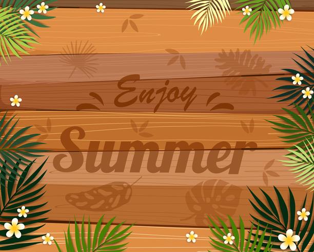 Beautiful Summer banner and poster card vector