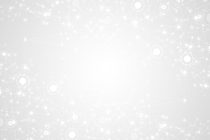 Vector abstract background technology network design.