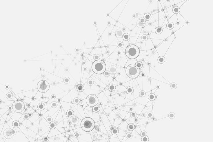 Vector abstract background technology network design.