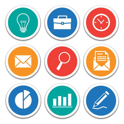 Business and Office icons set