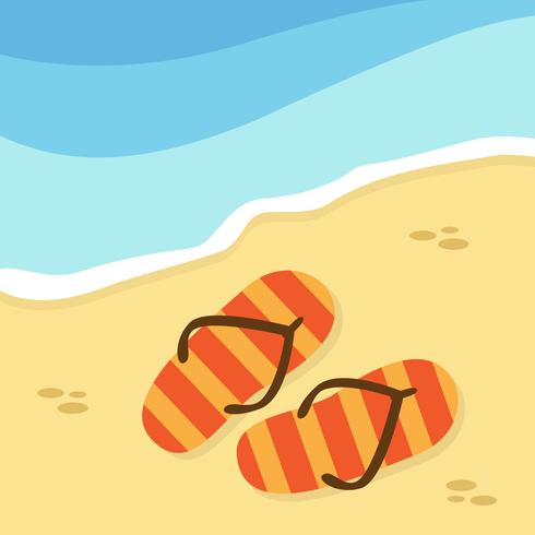 Summer time and beach vector