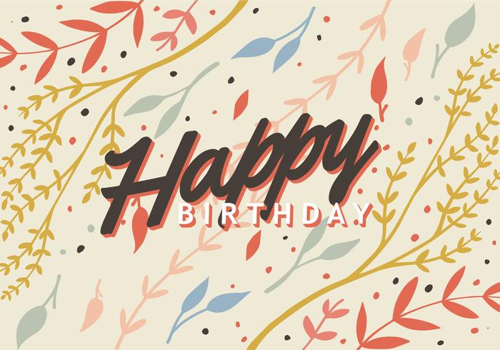 Happy Birthday Typography vector