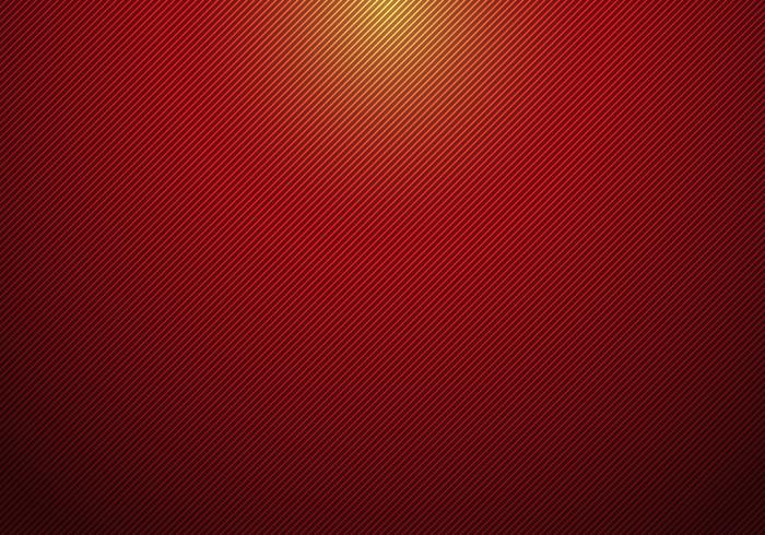 Abstract diagonal lines striped red gradient background with spotlight from above and texture for your business. vector