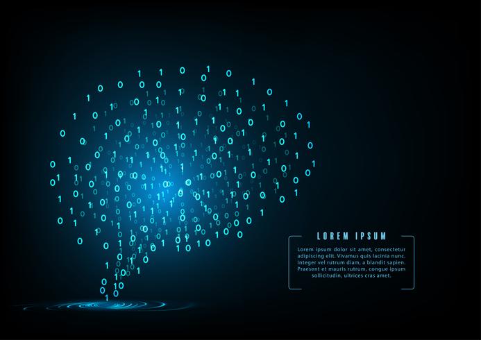 Concepto de inteligencia artificial vector