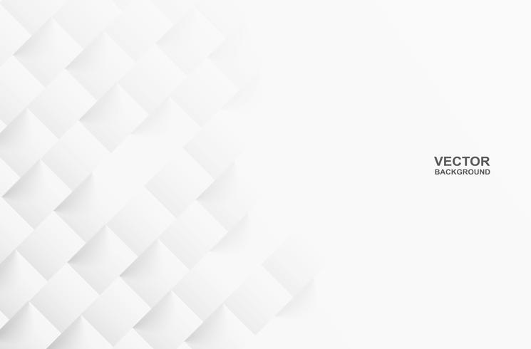 Abstract .Geometric square white background ,light and shadow .Vector vector