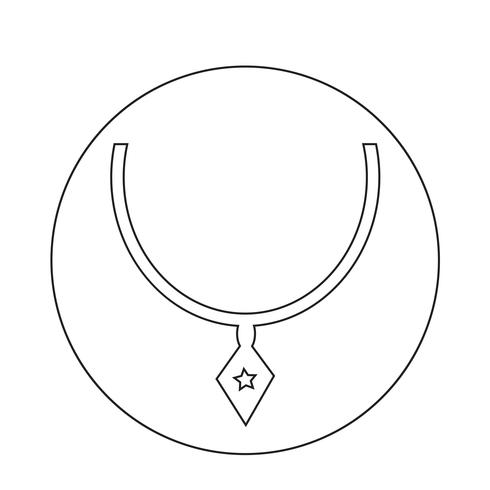 Necklace Icon vector