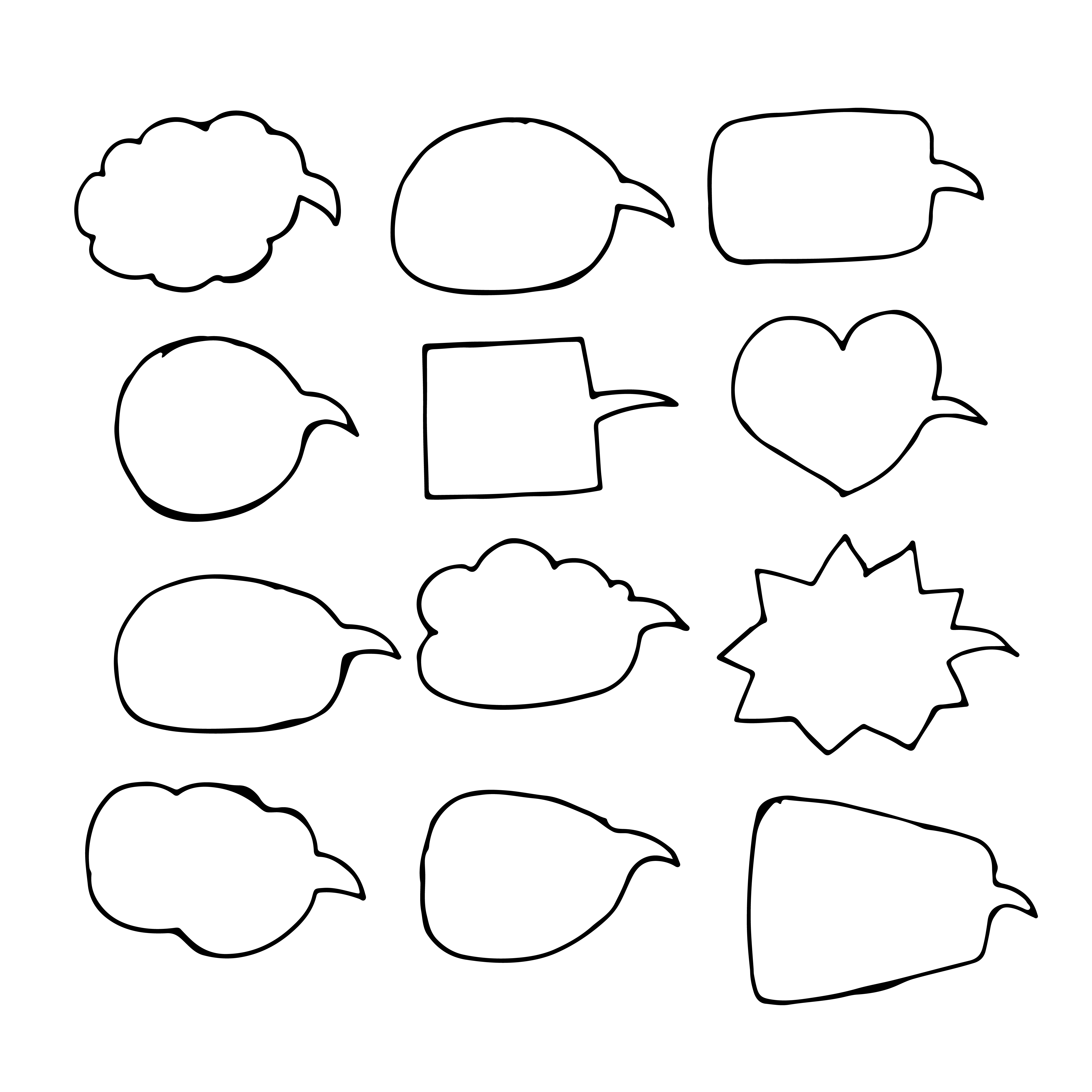 Speech bubble hand drawing icon 566918 Vector Art at Vecteezy