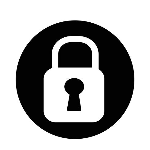 lock icon vector