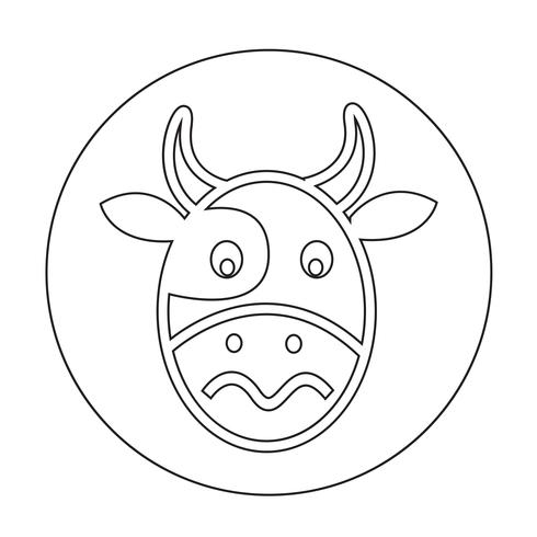 Cow Icon vector