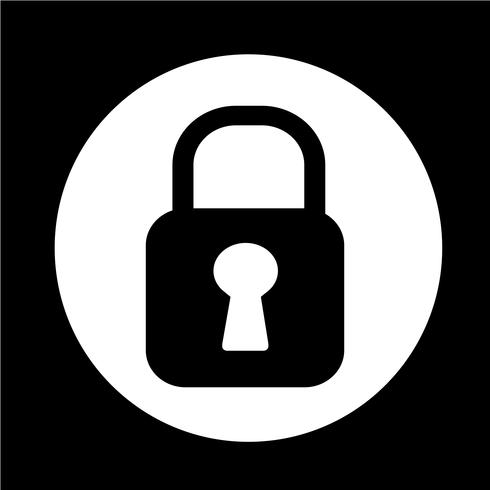 lock icon vector