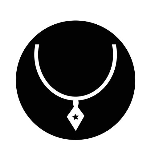 Icono de collar vector