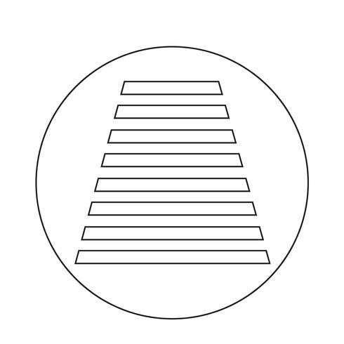 staircase icon vector