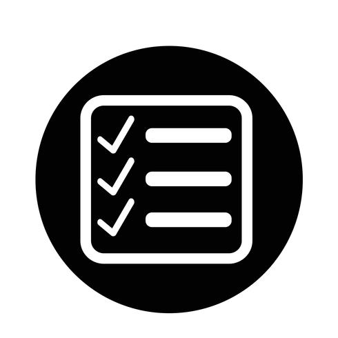 Checklist icon vector