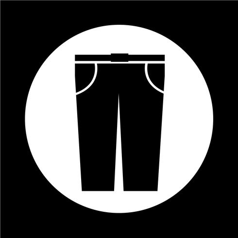 Trousers Icon vector