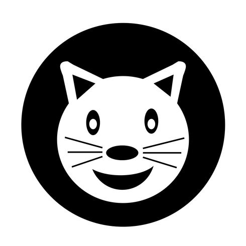 Icono de gato vector