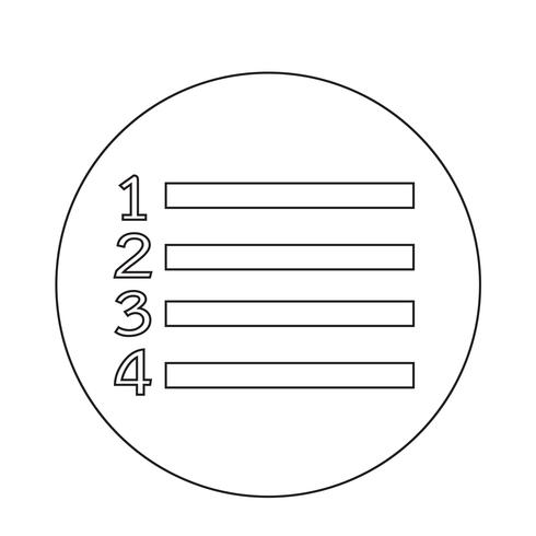 Checklist icon vector