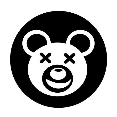 Icono de oso vector