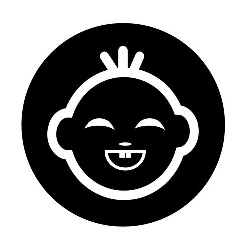 Baby Face Icon vector