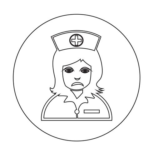 Nurse Icon vector