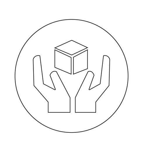 fragile icon vector