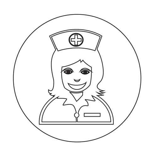 Nurse Icon vector