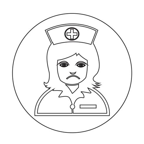 Nurse Icon vector