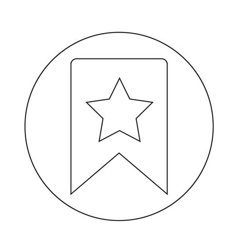 icono de estrella vector